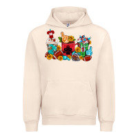 Sandshell Coffee And American Football Coffee Cups Urban Hoodie - FaDigitalArtStudio