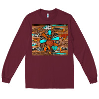 Burgundy turkey Long Sleeve Tee - JahusDesignShop