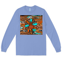 Colony Blue turkey Long Sleeve Tee - JahusDesignShop