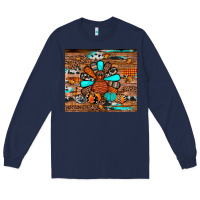 Navy turkey Long Sleeve Tee - JahusDesignShop