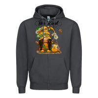 Smoke bee kind gnome Zipper Hoodie - BarkalooDesign