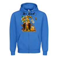 True Royal bee kind gnome Zipper Hoodie - BarkalooDesign