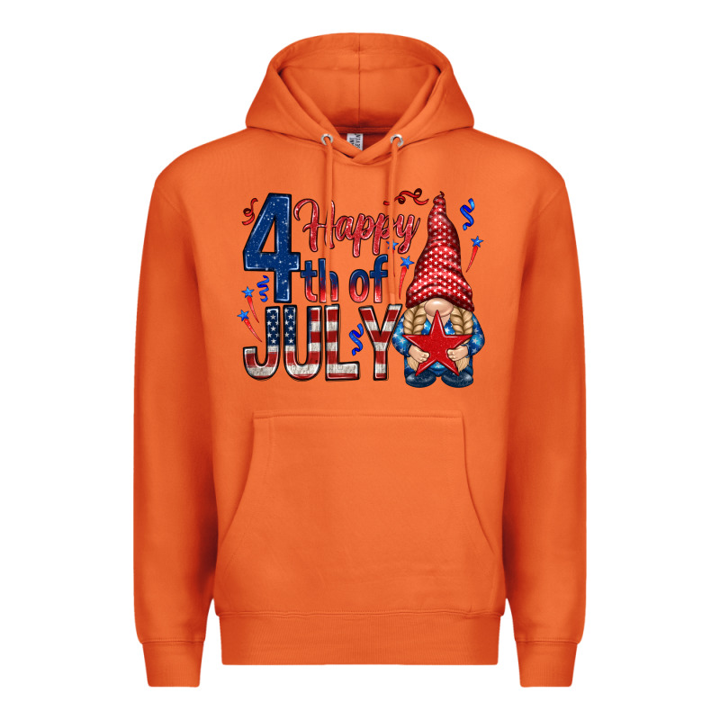 Happy 4th Of July With Gnome Premium Hoodie by HowdyJamesFarm | Teevron