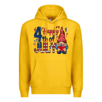 Lemon Happy 4th Of July with gnome Premium Hoodie - HowdyJamesFarm