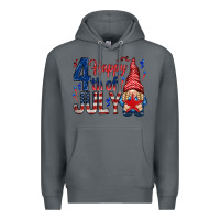 Rock Happy 4th Of July with gnome Premium Hoodie - HowdyJamesFarm