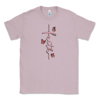 Lilac faith cross Classic Tee - MaliasSmallBusiness