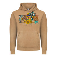 Vintage Camel western faith arrow sunflowers Vintage Hoodie - BarkalooDesign