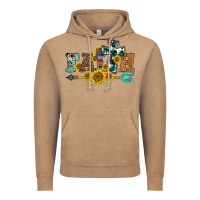 Vintage Coffee western faith arrow sunflowers Vintage Hoodie - BarkalooDesign