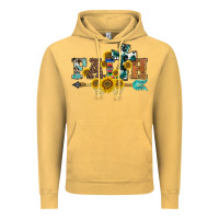 Vintage Mustard western faith arrow sunflowers Vintage Hoodie - BarkalooDesign