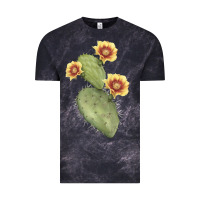 Cloud Black opuntia phaeacantha Vintage Tee - LillyAllenDesigns