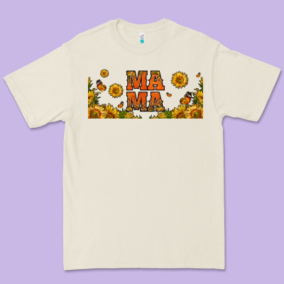 Sunflowers And Butterflies Mama 16oz Libbey Cup Premium Tee Designed By Hra Design Shop