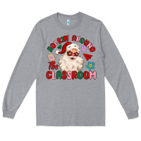 Heather Grey rockin around the classroom Long Sleeve Tee - MaliasSmallBusiness