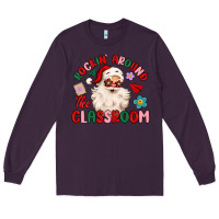 Plum rockin around the classroom Long Sleeve Tee - MaliasSmallBusiness