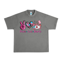 Tornado peace love nurse Urban Heavy Tee - AdoDesignShop