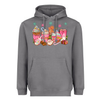 Storm Pink gingerbread coffee cups Heavyweight Hoodie - texasbilliewilder