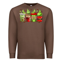 Chestnut grinch coffee cups Premium Sweatshirt - texasbilliewilder