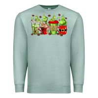 Seafoam grinch coffee cups Premium Sweatshirt - texasbilliewilder