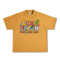 Peanut Butter the beach is my happy place Urban Heavy Tee - MaliasSmallBusiness
