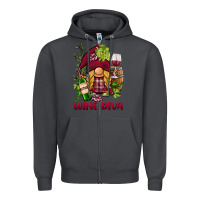 Smoke vine diva  gnome Zipper Hoodie - BarkalooDesign