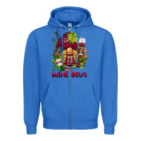 True Royal vine diva  gnome Zipper Hoodie - BarkalooDesign