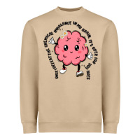 Mushroom brain Heavyweight Sweatshirt - MaliasSmallBusiness