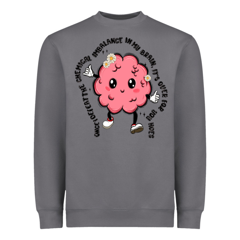 Brain Heavyweight Sweatshirt by MaliasSmallBusiness | Teevron