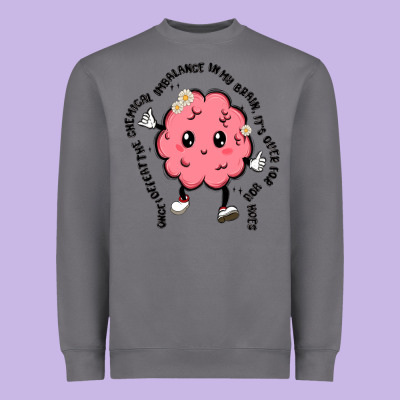 Brain Heavyweight Sweatshirt Designed By Maliassmallbusiness