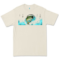 Bone jumping bass fishing 16oz libbey cup Premium Tee - HRA Design Shop