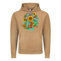 Vintage Camel western belive sunflowers cross Vintage Hoodie - BarkalooDesign