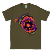 Army Green tie dye patch Classic Tee - RanaPortraitStore