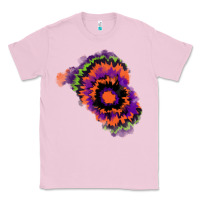 Bubblegum Pink tie dye patch Classic Tee - RanaPortraitStore
