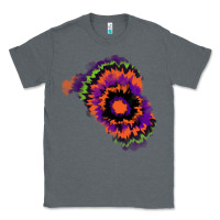 Charcoal Heather tie dye patch Classic Tee - RanaPortraitStore