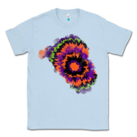 Dusty Blue tie dye patch Classic Tee - RanaPortraitStore