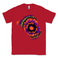 Red tie dye patch Classic Tee - RanaPortraitStore