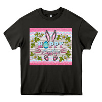 Asphalt happy easter bunny Heavy Core Tee - BarkalooDesign