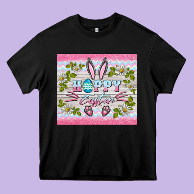 Happy Easter Bunny Heavy Core Tee Designed By Barkaloodesign
