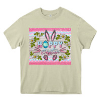 Mossy happy easter bunny Heavy Core Tee - BarkalooDesign
