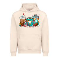 Sandshell Dentist Coffee Cups Urban Hoodie - FaDigitalArtStudio