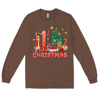 Chestnut red christmas bunny 1st christmas Long Sleeve Tee - MaliasSmallBusiness