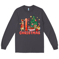 Smoke red christmas bunny 1st christmas Long Sleeve Tee - MaliasSmallBusiness