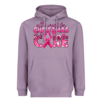 Lavender all i want for christmas is a cure breast cancer Heavyweight Hoodie - texasbilliewilder