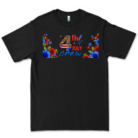 Black floral 4th of july crew 16oz libbey cup Premium Tee - HRA Design Shop
