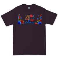 Plum floral 4th of july crew 16oz libbey cup Premium Tee - HRA Design Shop