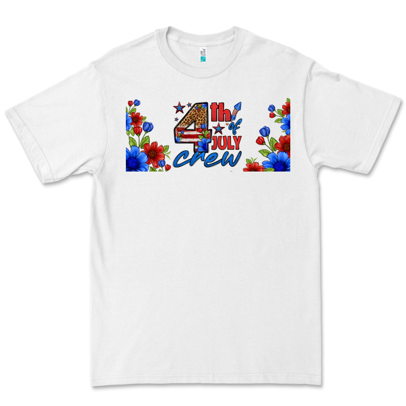Floral 4th Of July Crew 16oz Libbey Cup Premium Tee by HRA Design Shop | Teevron