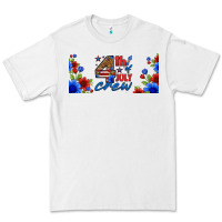 White floral 4th of july crew 16oz libbey cup Premium Tee - HRA Design Shop