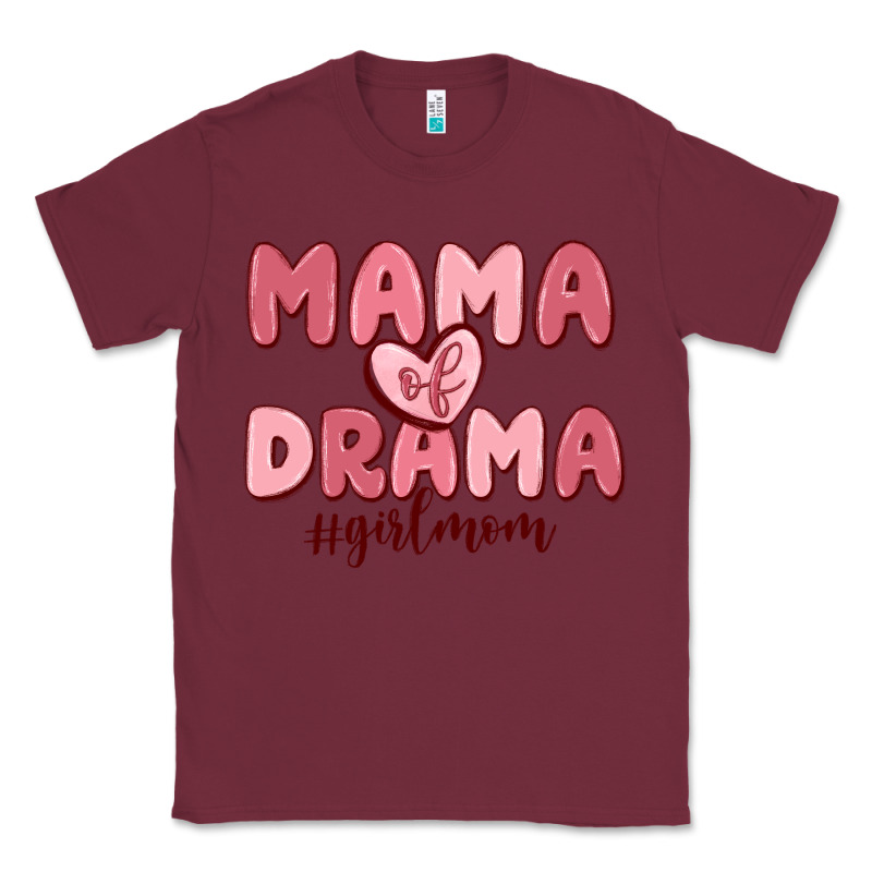 Mama Of Drama Girl Mom Classic Tee by MaliasSmallBusiness | Teevron
