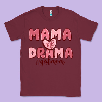 Mama Of Drama Girl Mom Classic Tee Designed By Maliassmallbusiness