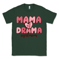 Sports Green mama of drama girl mom Classic Tee - MaliasSmallBusiness