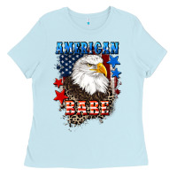 Baby Blue American Babe  4th of july Ladies Tee - CowGirlArtShop