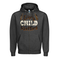 Charcoal Heather every child matters Zipper Hoodie - BarkalooDesign